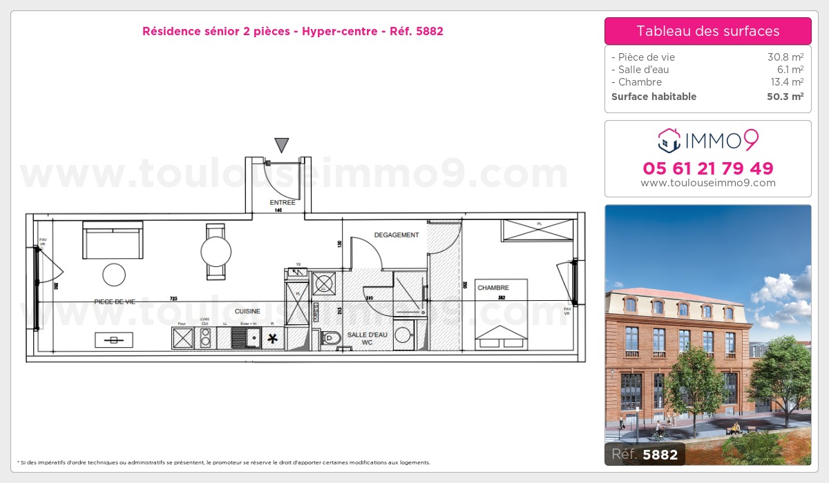 Plan et surfaces, Programme neuf  Référence n° 