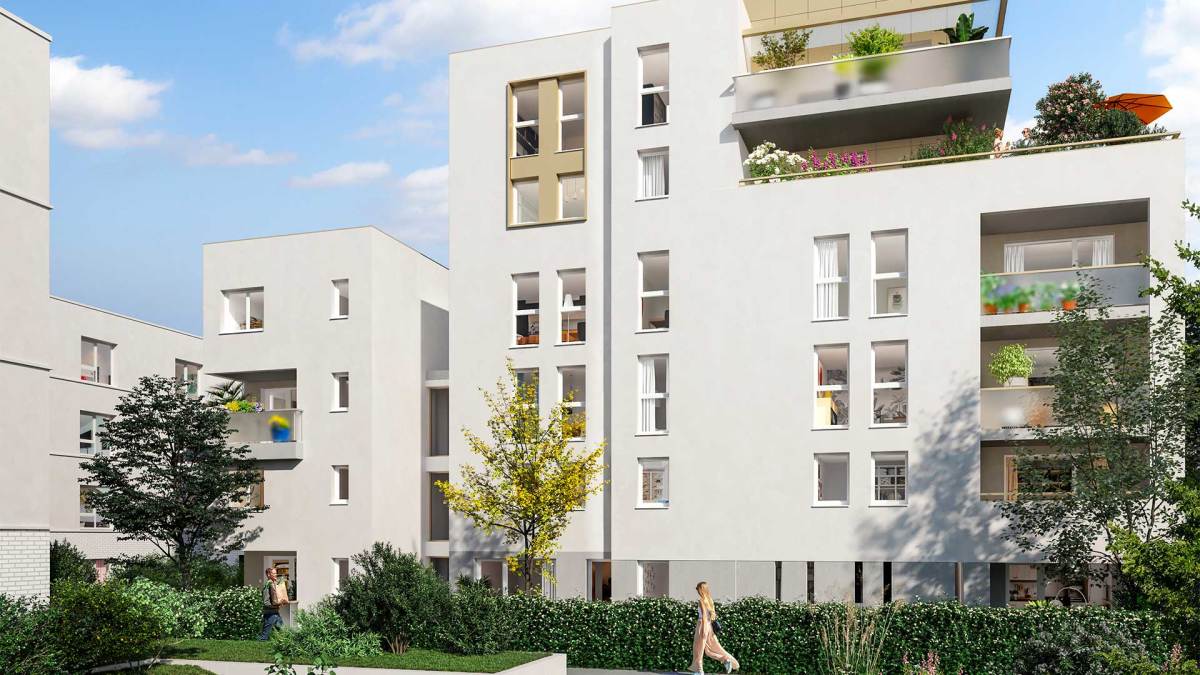 Programme neuf 188 Faubourg : Appartements neufs à Montaudran référence 5942, aperçu n°2