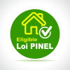 loi super Pinel Toulouse - logo éligible Pinel avec maison
