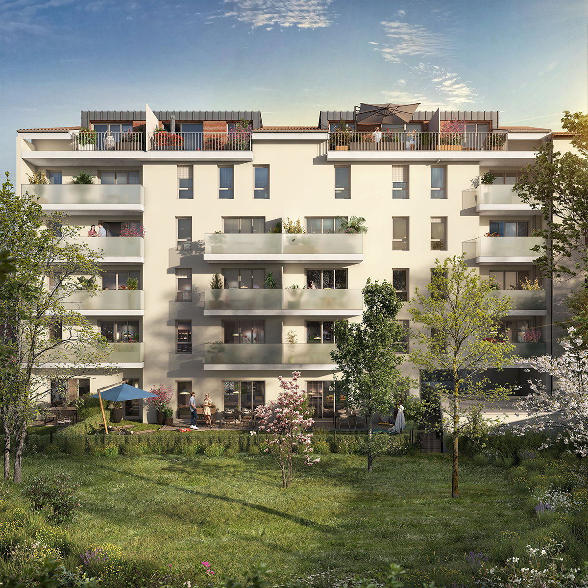 Programme neuf Viale : Appartements neufs à Barrière de Paris référence 6010, aperçu n°3