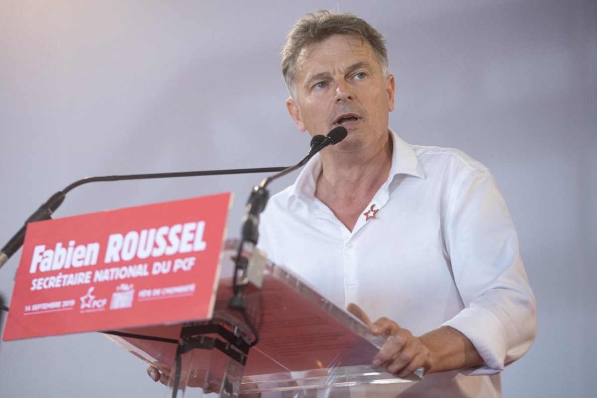 Élections présidentielles 2022 – Fabien Roussel à la Fête de l’Humanité en 2019