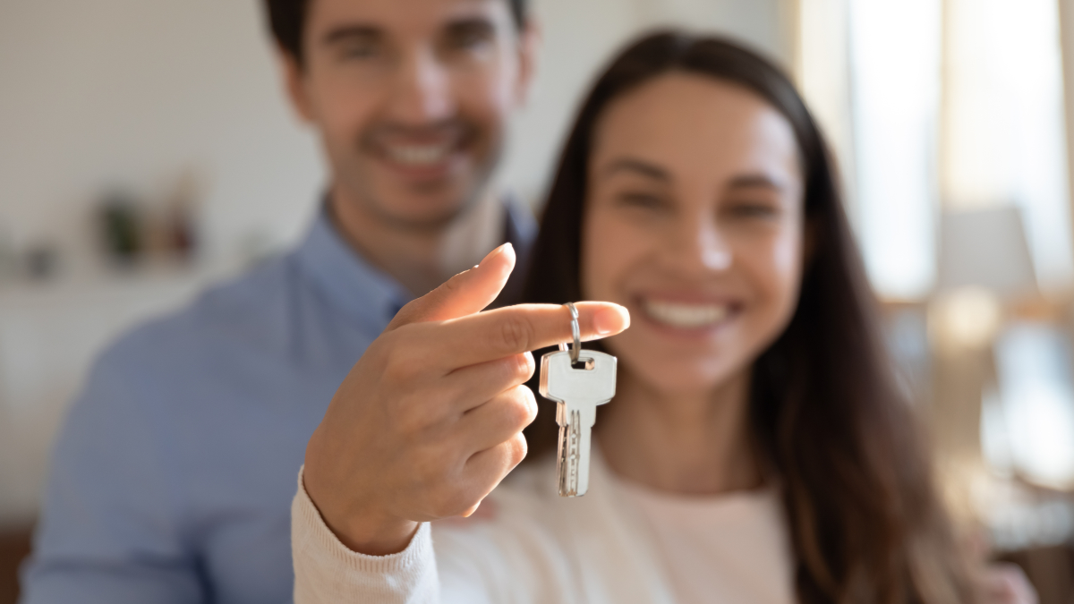 Un couple propriétaire de son nouveau logement