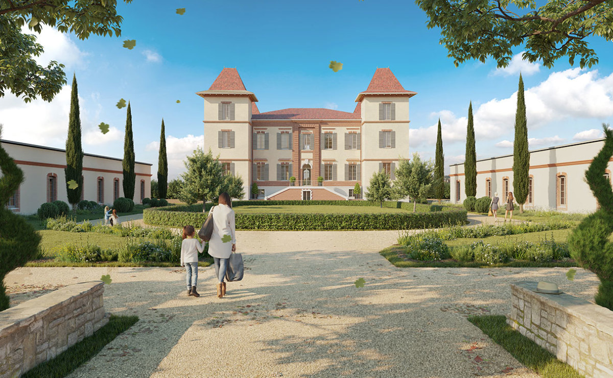 Programme neuf Château de Maurens : Appartements neufs à Cugnaux référence 6129, aperçu n°0