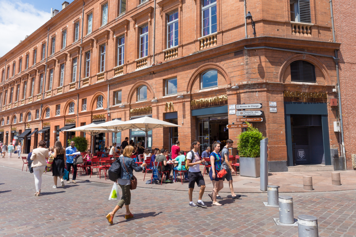 Appartement neuf Toulouse – vue sur les bâtiments de la place du Capitole à Toulouse