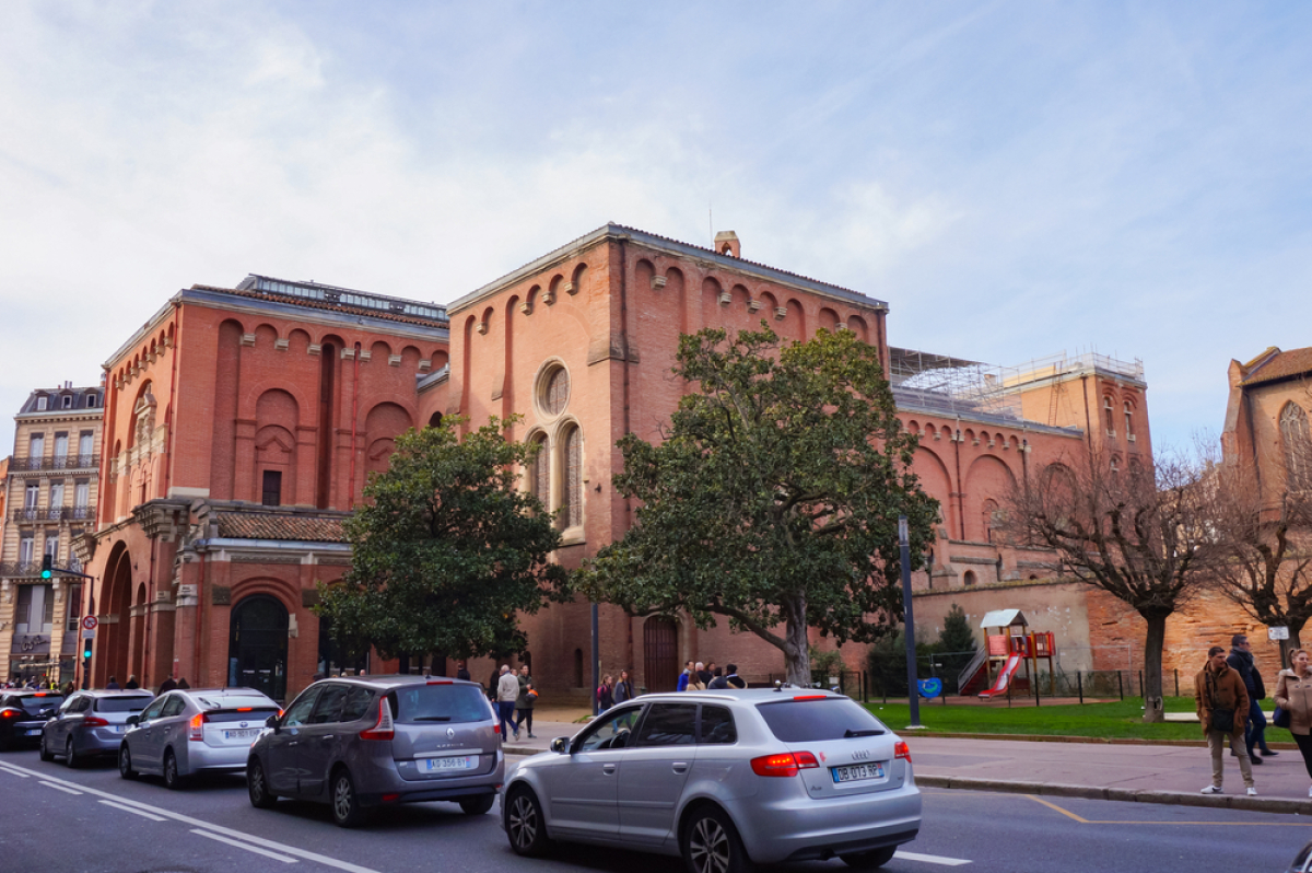 Les 10 grands chantiers qui vont transformer Toulouse en 2022 – Le musée des Augustins et l’aire de jeux pour enfants située à côté avant le début du chantier