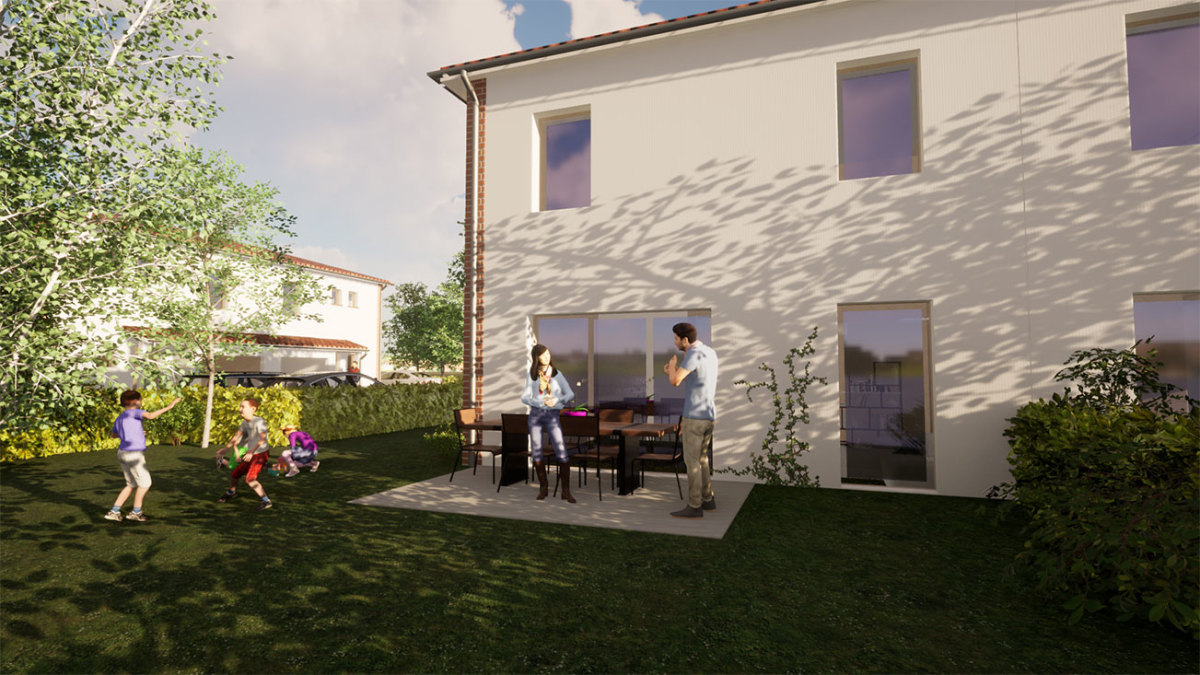 Programme neuf Villas de la Palmeraie : Maisons neuves à Gratentour référence 6125, aperçu n°0