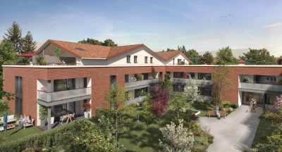 Programme neuf Villages d'or cœur Balma : Appartements Neufs Balma référence 6130