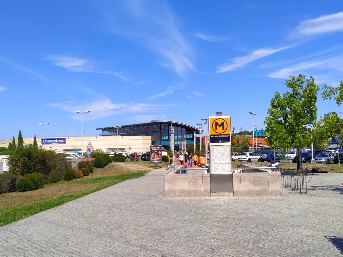 ZAC Balma-Gramont  – le centre commercial de Balma-Gramont et sa bouche de métro