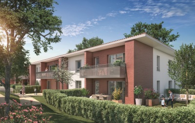 Programme neuf Hameau Saint Clément : Appartements Neufs Cornebarrieu référence 6224