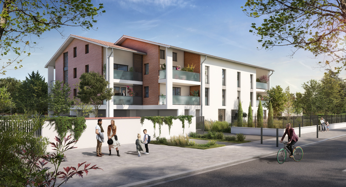 Programme neuf Clos des Feuillants : Appartements neufs à Lalande référence 6232, aperçu n°0