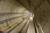 3eme ligne métro Toulouse- un ouvrier dans un tunnel de métro