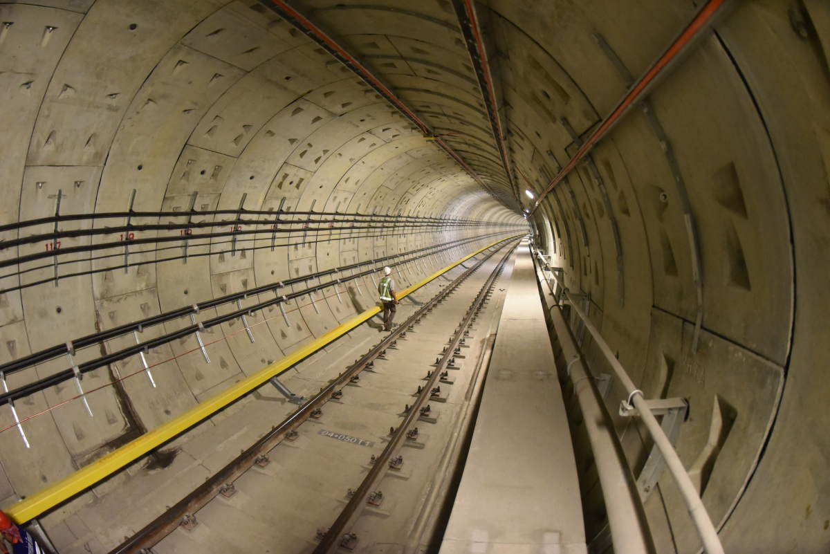 Ligne C Métro Toulouse — Un tunnel de métro