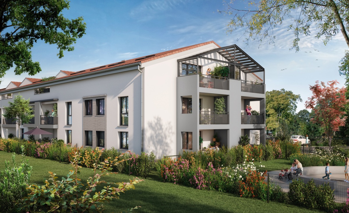 Programme neuf Vertes Rives : Appartements neufs à Fenouillet référence 6306, aperçu n°0