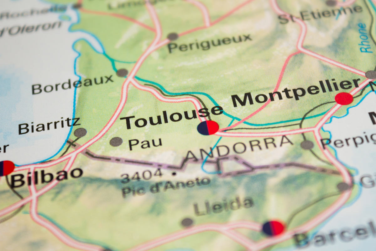investir à Toulouse – carte de l’Occitanie