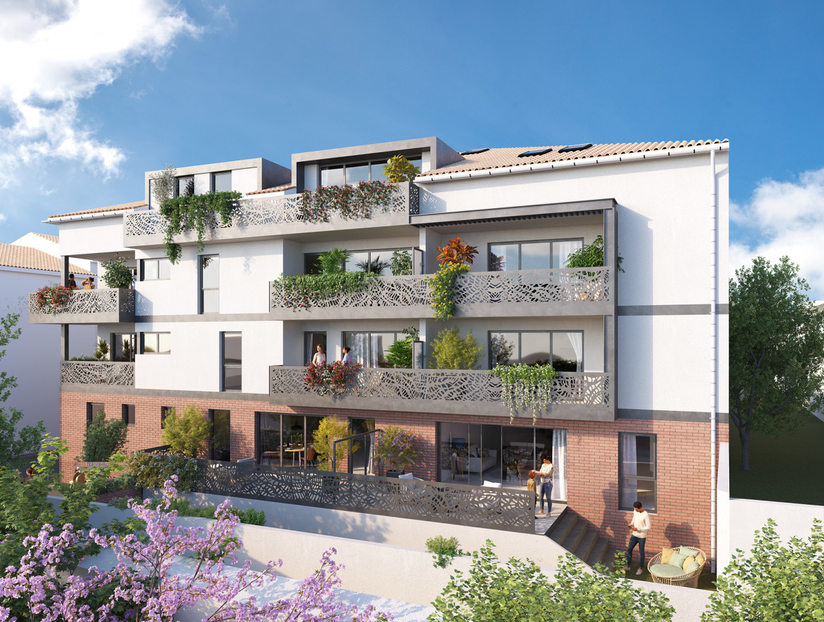 Programme neuf Coeur Arzac : Appartements neufs à Saint Cyprien référence 6347, aperçu n°2