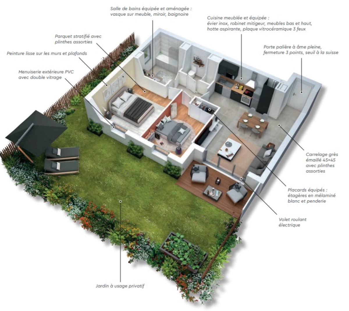 Programme neuf Ostalia : Appartements neufs à L'Union référence 6382, aperçu n°1