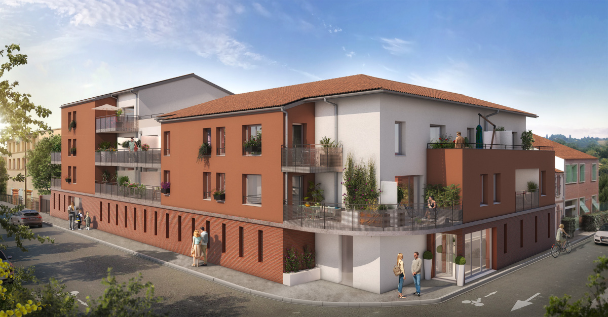 Programme neuf XXI : Appartements neufs à Muret référence 6414, aperçu n°2