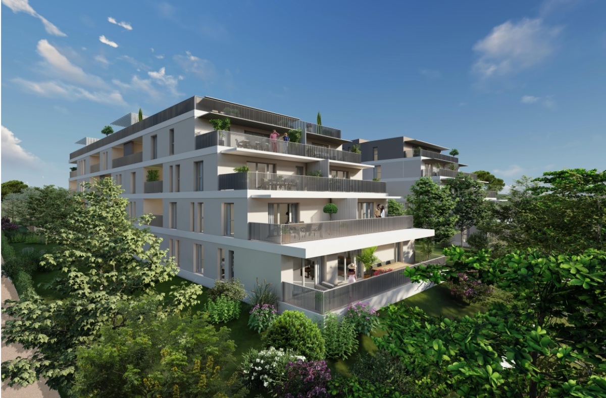 Programme neuf L'Ilot d'Esté : Appartements neufs à Saint-Orens-de-Gameville référence 6443, aperçu n°0