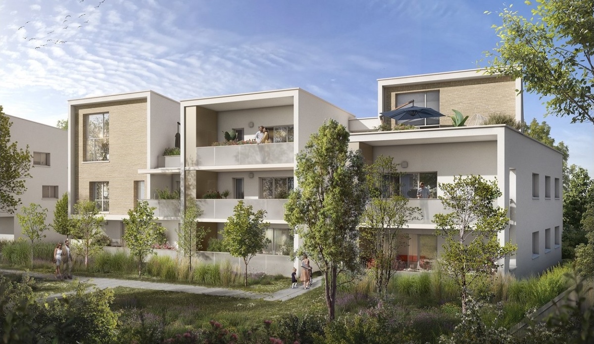 Programme neuf Gaia : Appartements neufs à Auzeville-Tolosane référence 6466, aperçu n°0