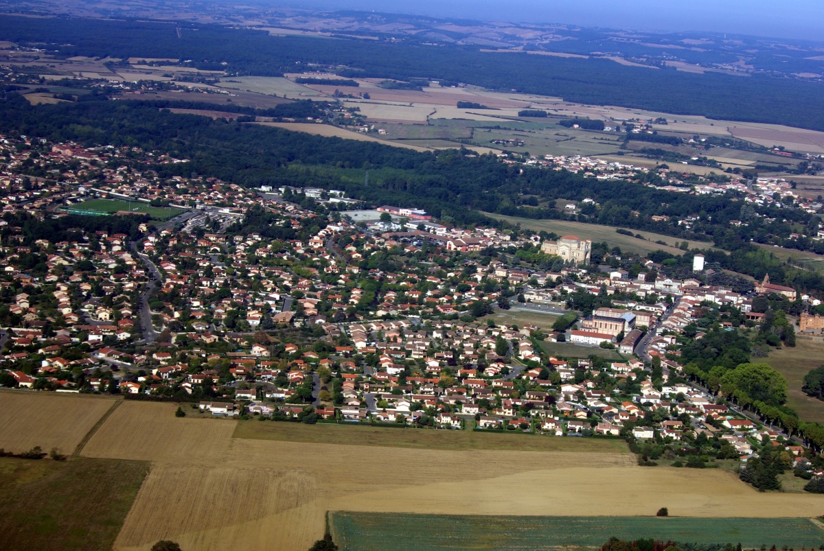 Pinel Pibrac – Vue aérienne de Pibrac