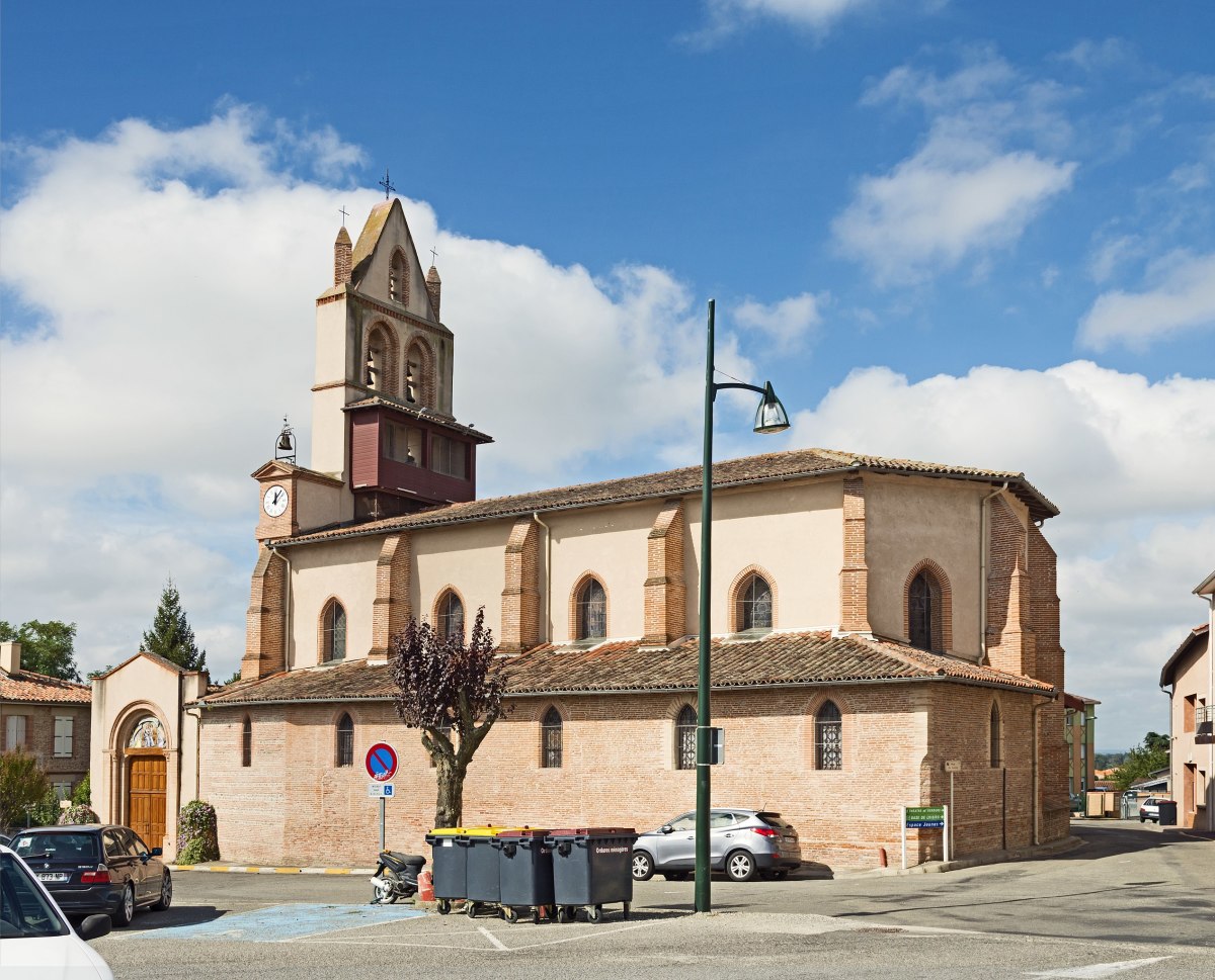 Loi Pinel Bruguières - vue sur l’église de Bruguières, en Haute-Garonne