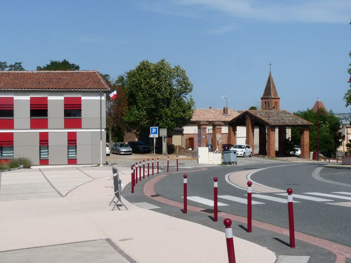 Loi Pinel Péchabou - vue sur le centre-bourg de Péchabou