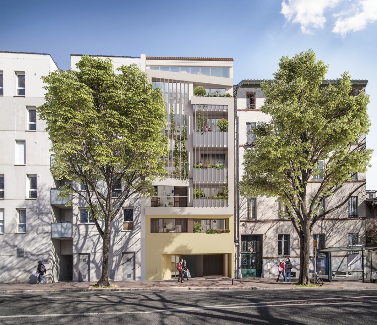  appartement haut de gamme Toulouse - Façade de la résidence Combes Tolosa aux Minimes 