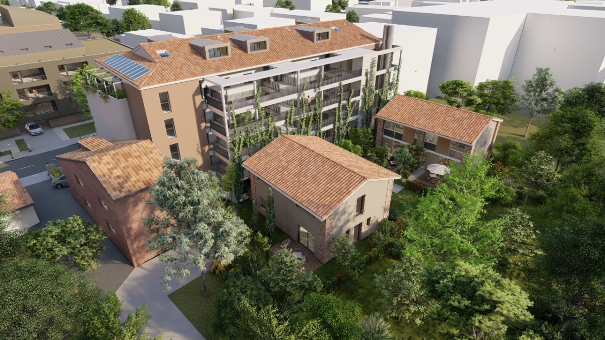 Programme neuf Clos de l'Ormeau : Appartements neufs à Côte Pavée référence 6577, aperçu n°4