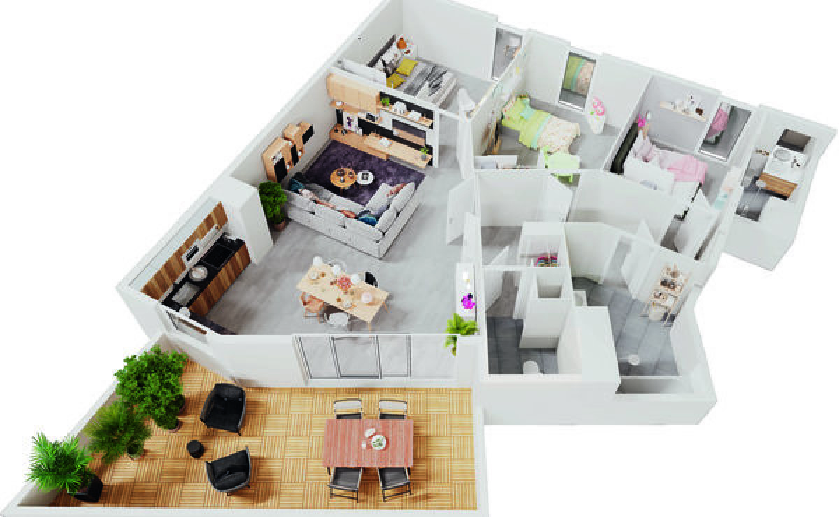 Programme neuf Villa Amagar : Appartements neufs à Compans Caffarelli référence 6611, aperçu n°2