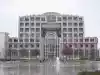 la mairie de Colomiers un jour de pluie