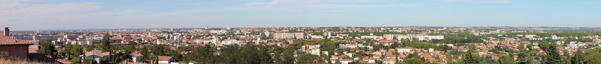 Un panorama du quartier depuis le CHU de Rangueil