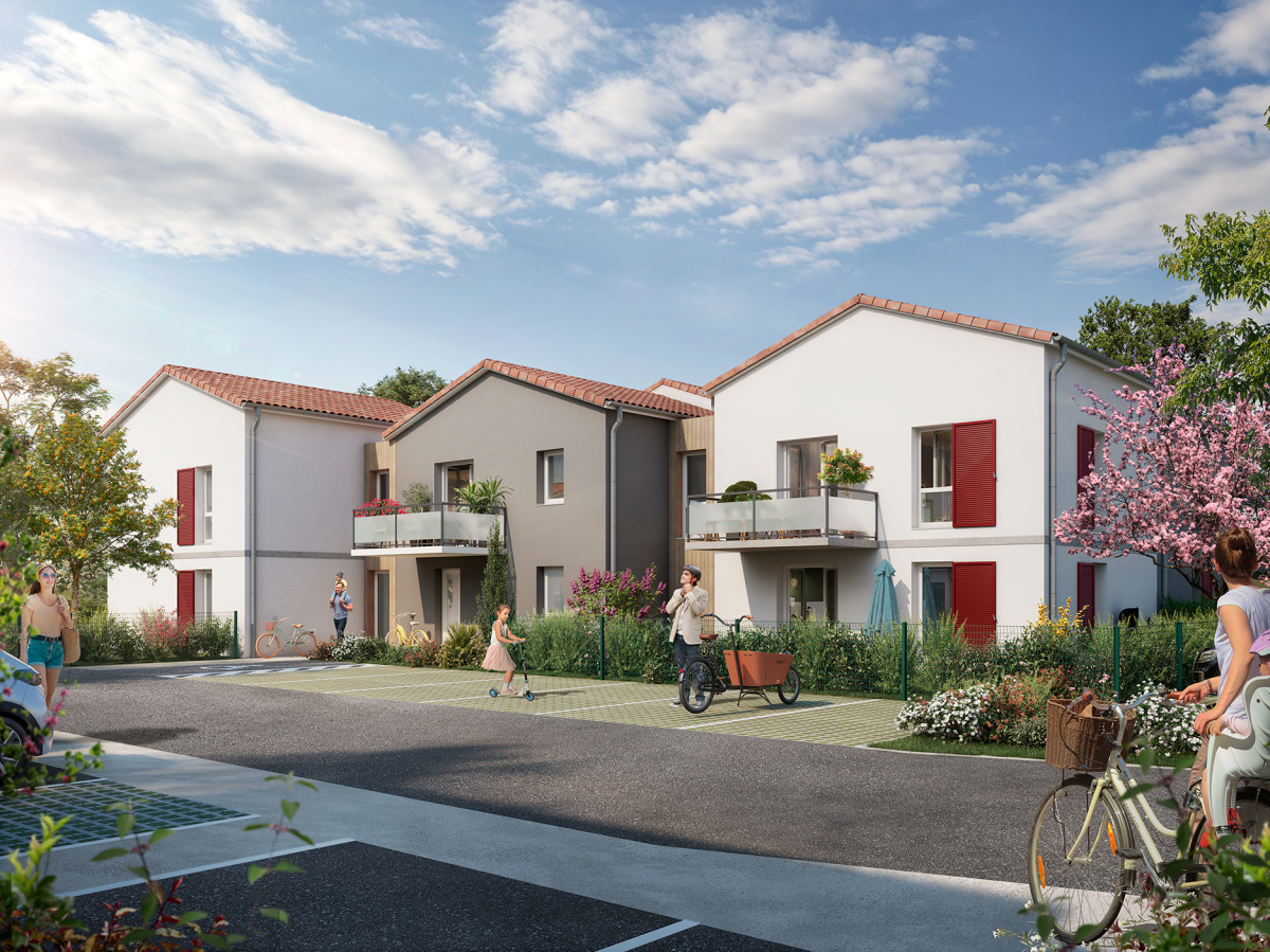 Programme neuf Clos Sauveur : Maisons neuves et appartements neufs à Frouzins référence 6806, aperçu n°2