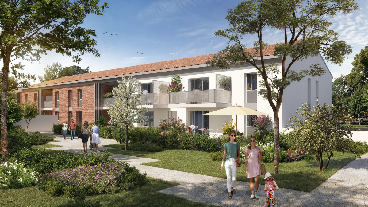 Programme neuf Villa Baronie : Appartements neufs à Lalande référence 6815, aperçu n°0