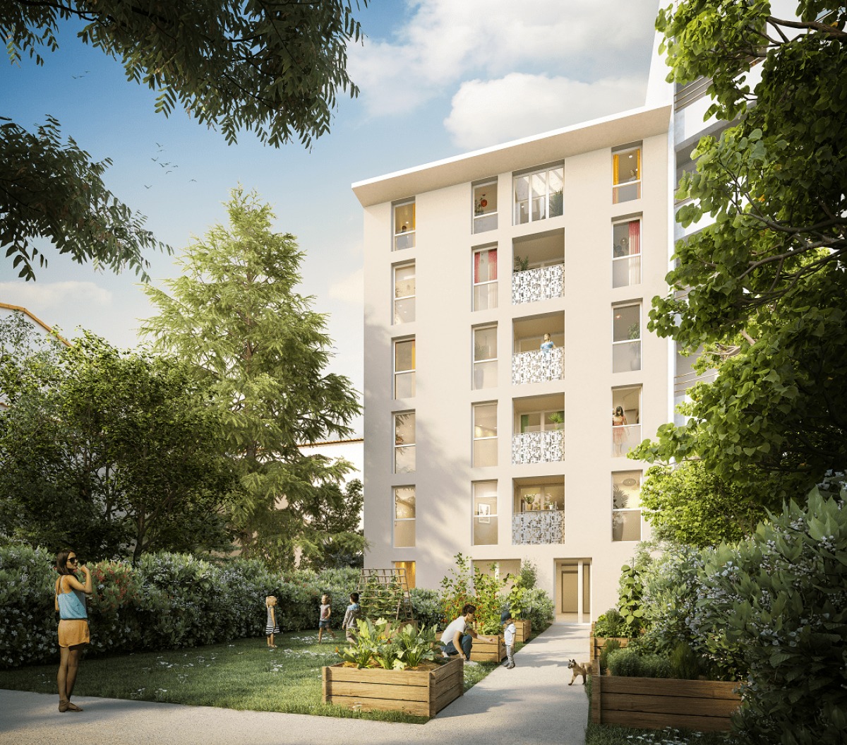 Programme neuf Sweet Park : Appartements neufs à La Cartoucherie référence 6828, aperçu n°2