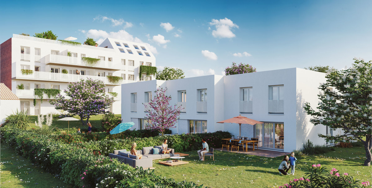 Programme neuf Suzan Garden : Maisons neuves et appartements neufs à Côte Pavée référence 6881, aperçu n°0