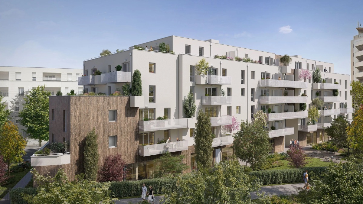 Programme neuf Nature & Sens : Appartements neufs à Barrière de Paris référence 6895, aperçu n°2