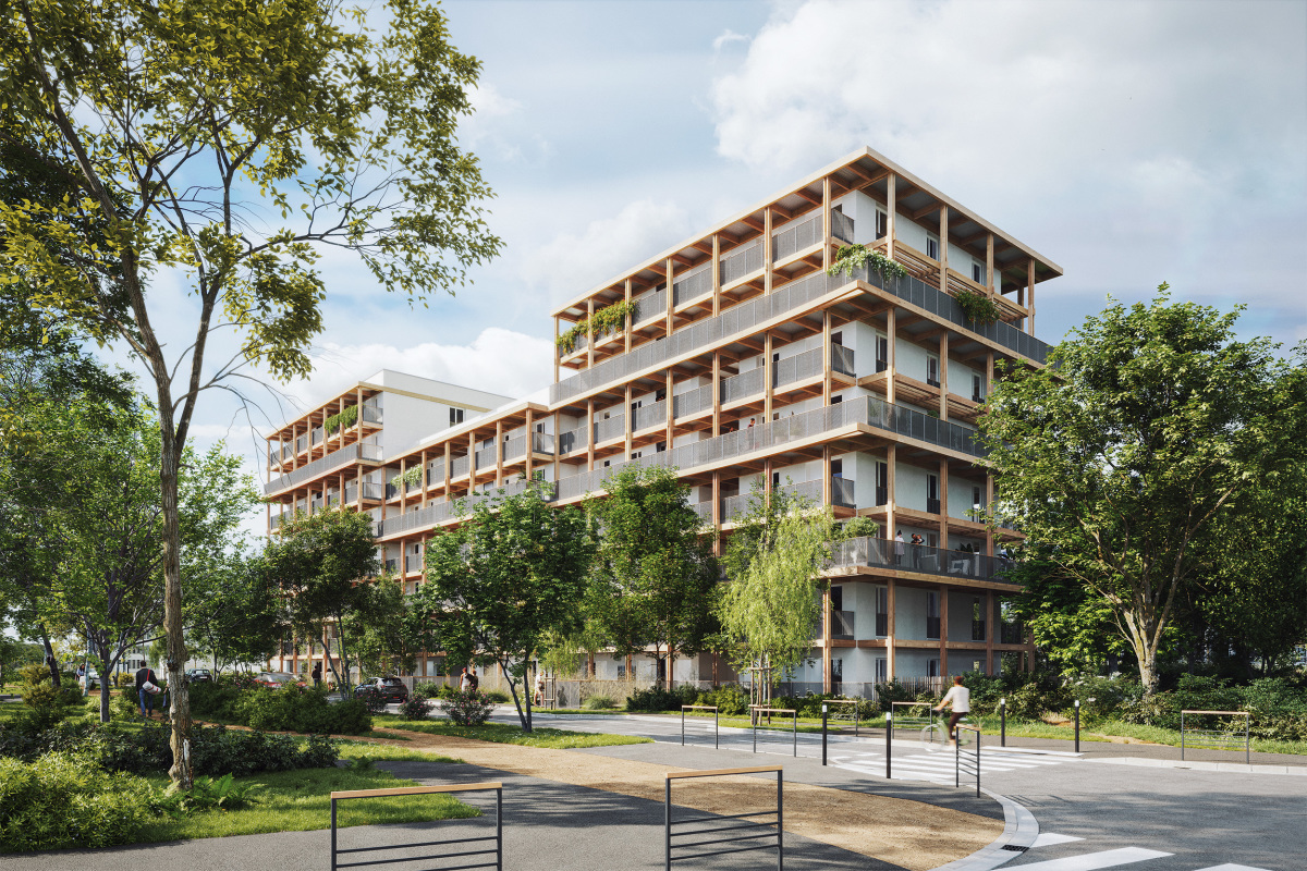 Programme neuf Bois de Nagoya : Appartements neufs à Montaudran référence 6905, aperçu n°0