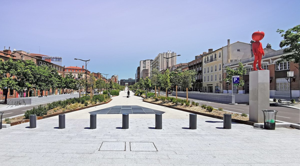 Place Wilson Toulouse — Les nouveaux ramblas des allées Jean-Jaurès