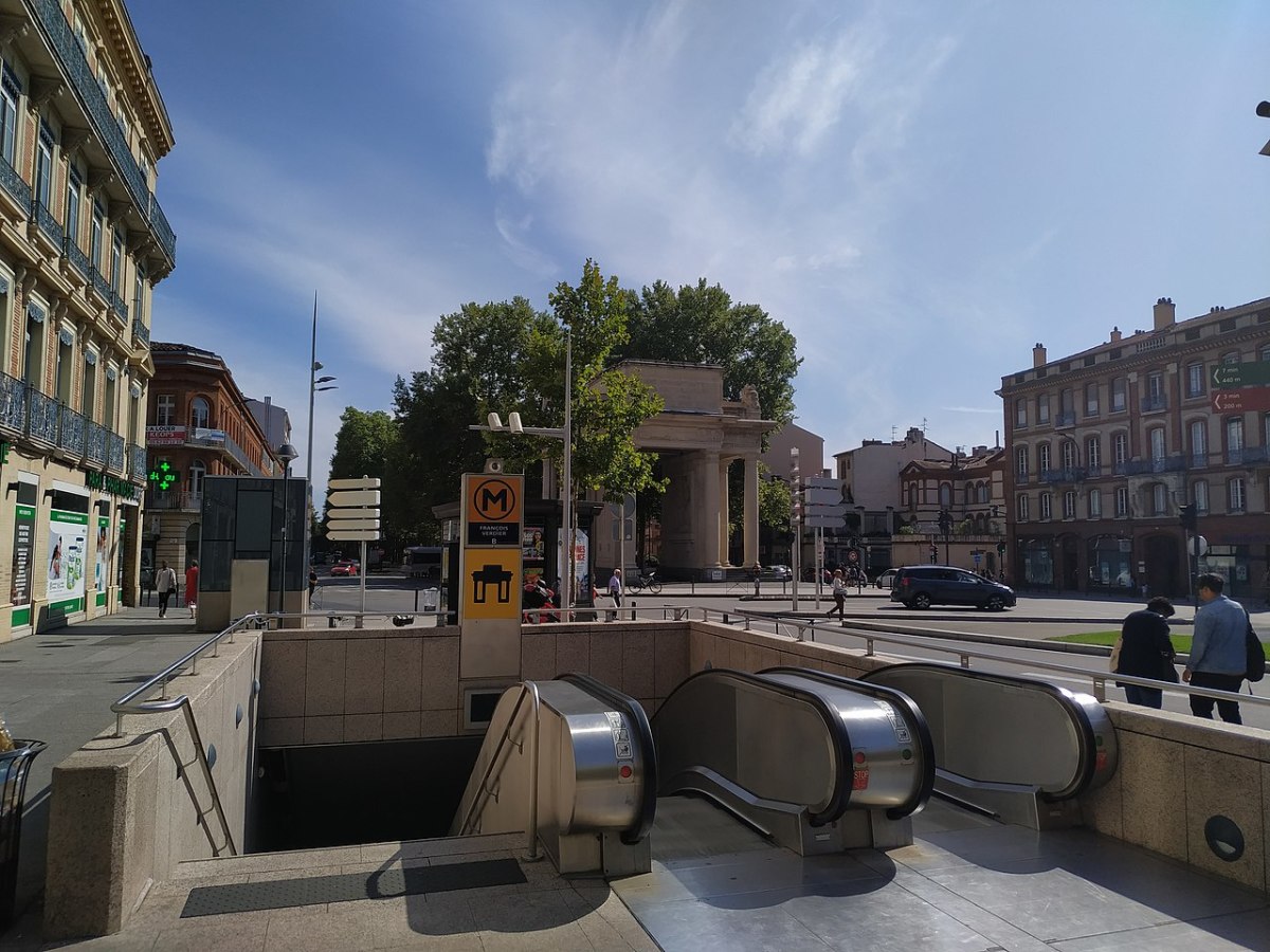 François Verdier Toulouse – L'entrée Est de l’actuelle station de métro François Verdier