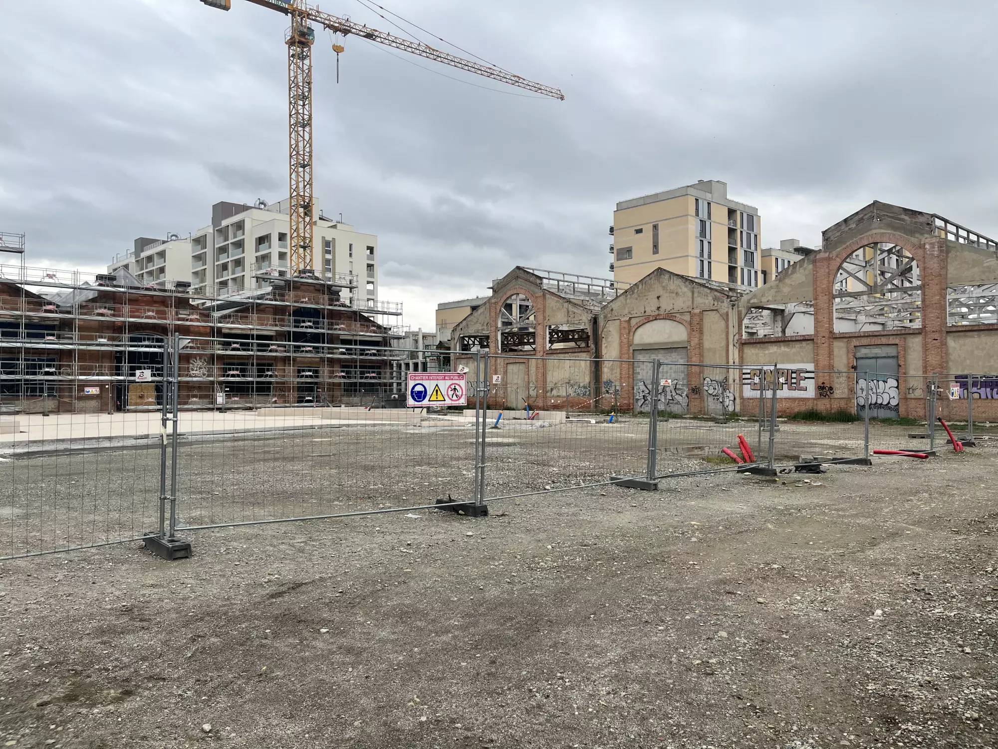 Vue d’ensemble des Halles de la Cartoucherie