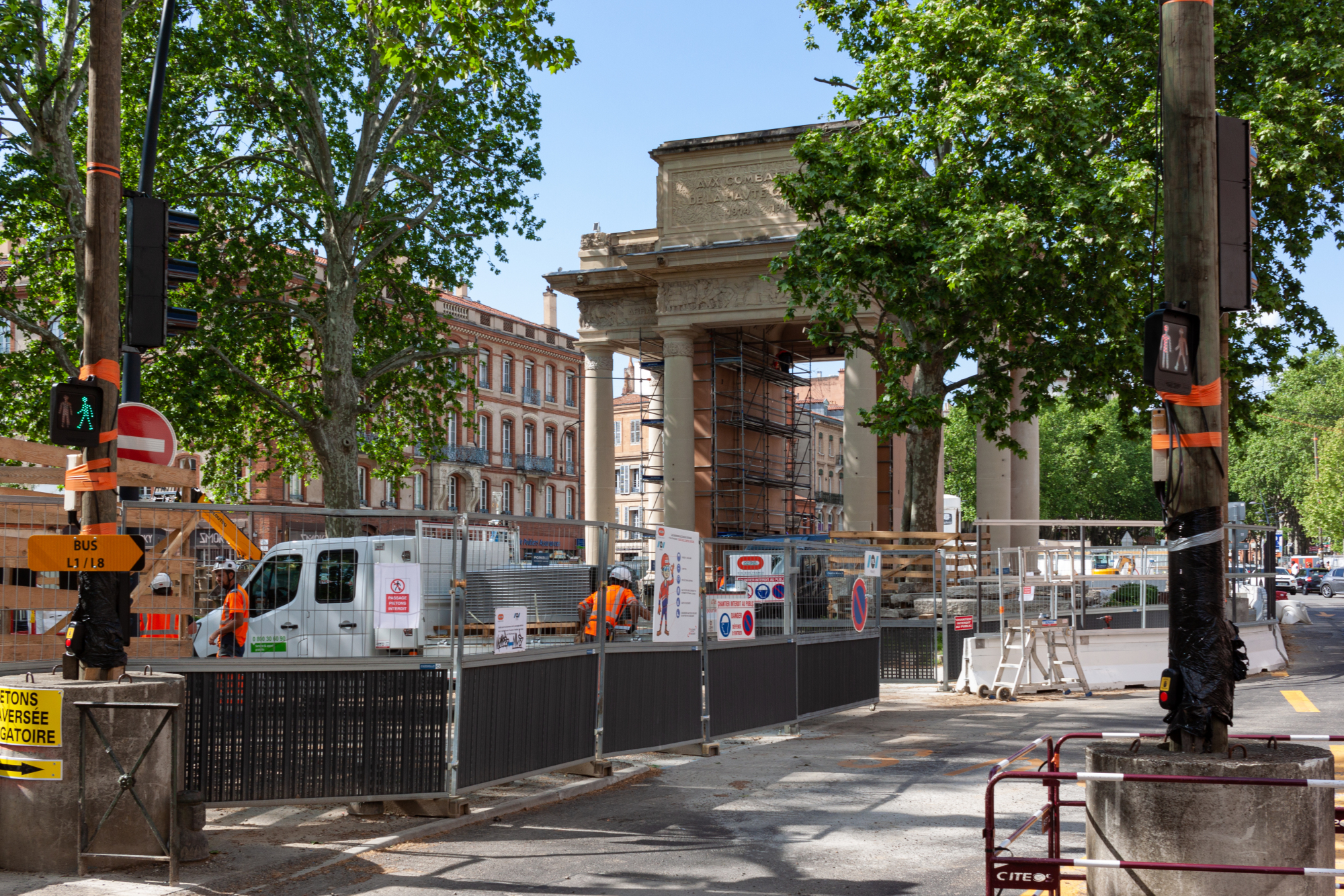 François Verdier en travaux