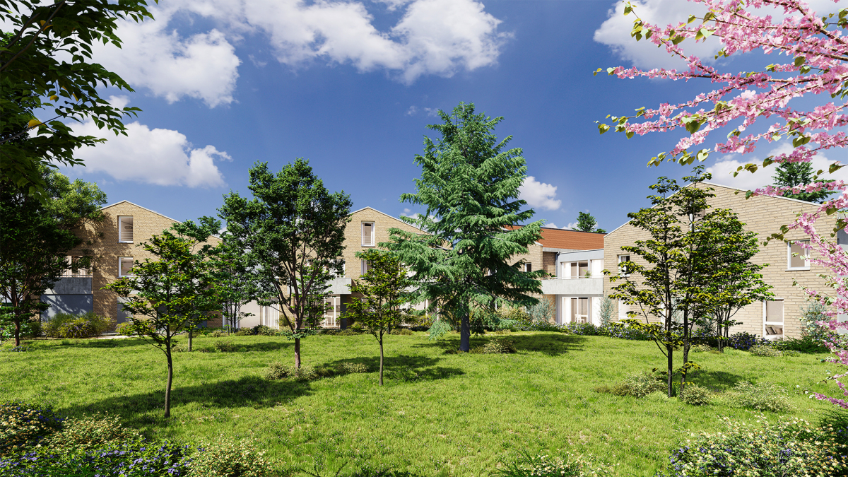 Programme neuf Hamo : Appartements neufs à Lardenne référence 7032, aperçu n°2