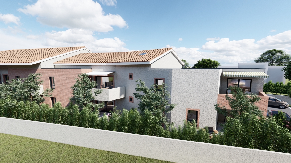 Programme neuf Côté Ouest : Appartements neufs à Castelginest référence 7068, aperçu n°0