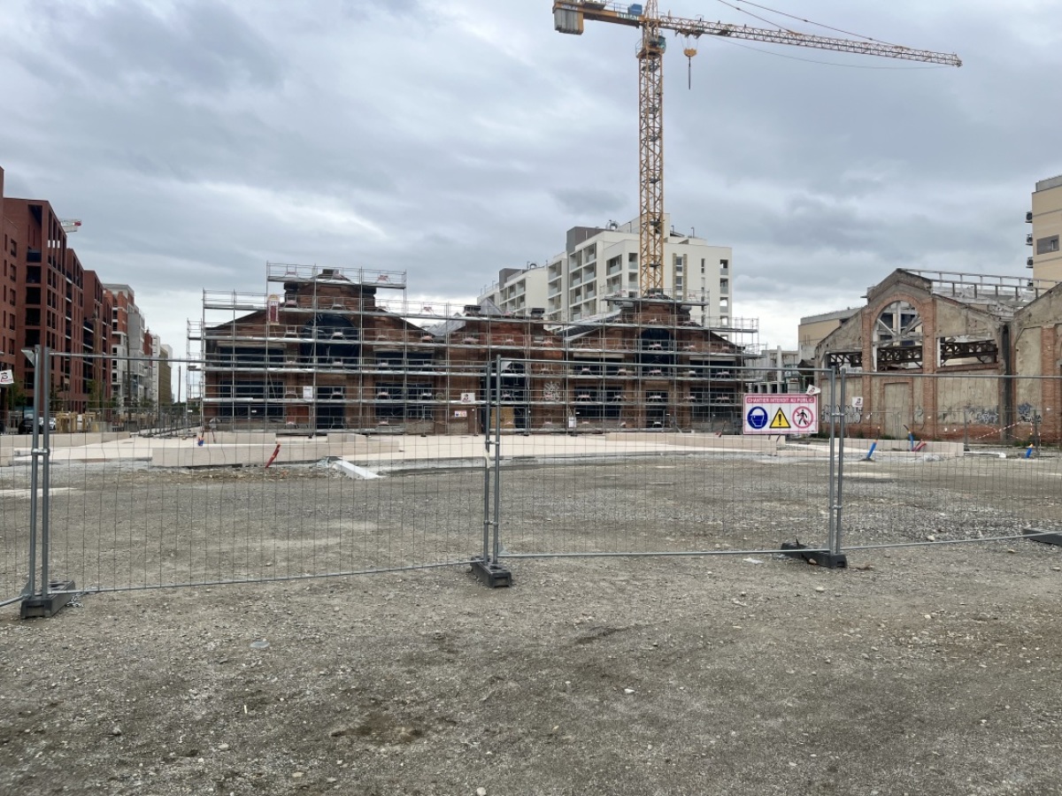 Halles de la Cartoucherie — Les halles gourmandes en travaux