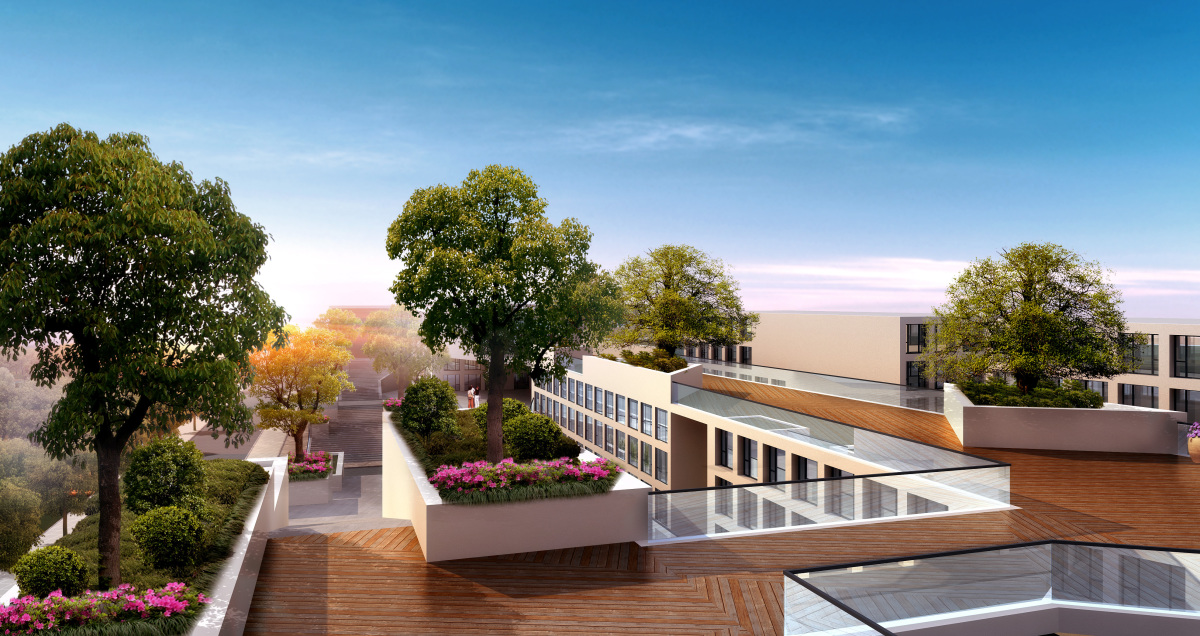 Quartier Guillaumet Toulouse — des toits terrasses avec jardins avec vue panoramique