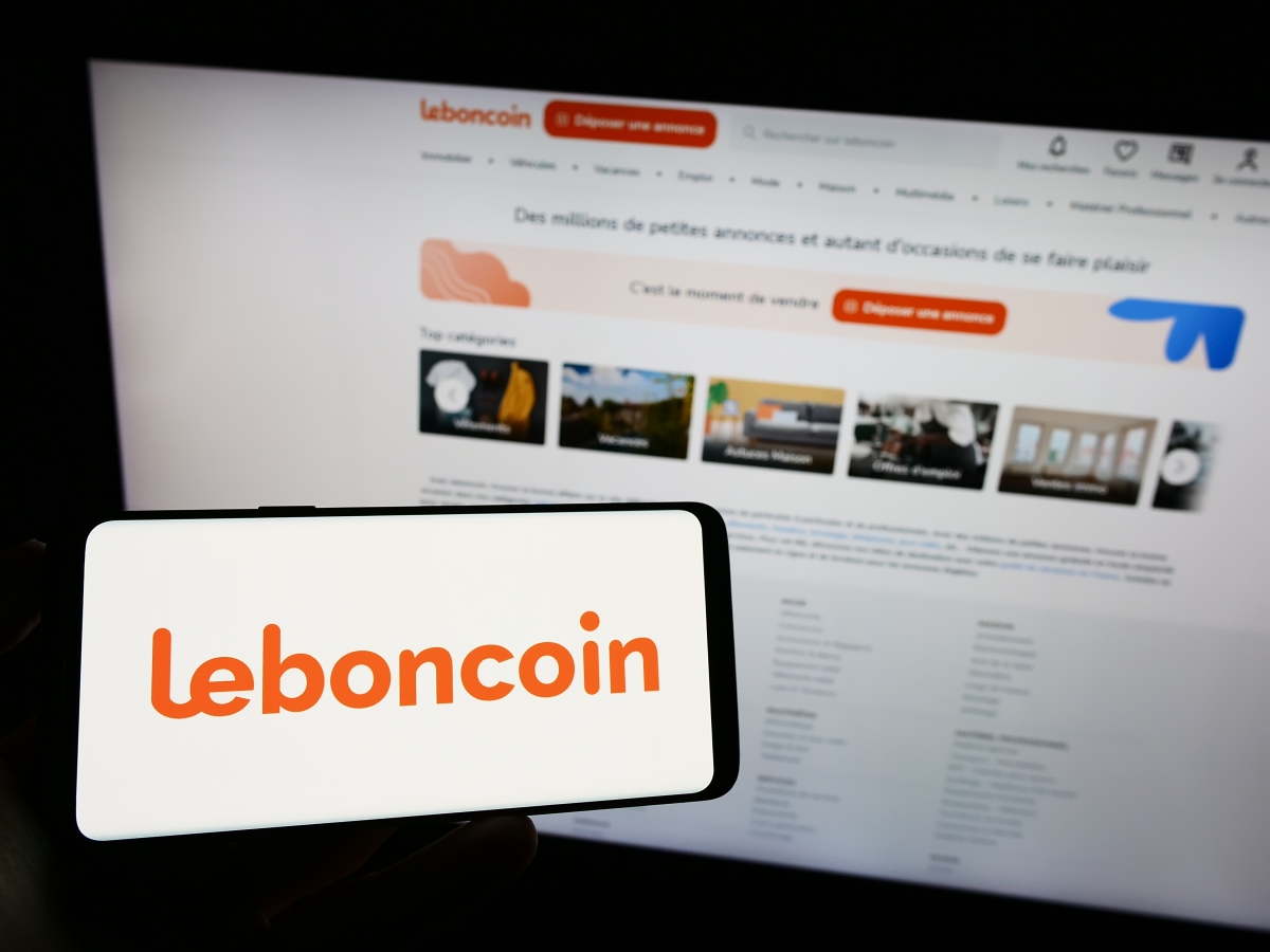 Arnaque location – une personne navigue sur Leboncoin