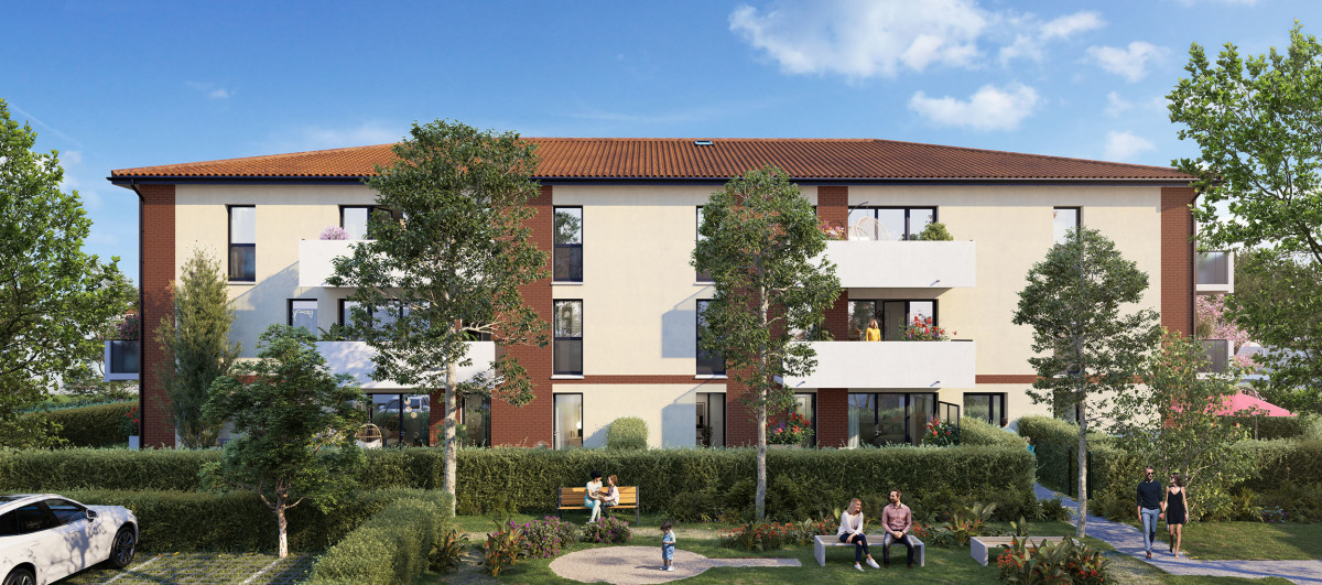 Programme neuf Via Flora : Appartements neufs à Saint-Jory référence 7177, aperçu n°0