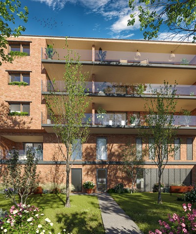 Programme neuf Rose des Minimes : Appartements Neufs Toulouse : Minimes référence 7208