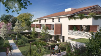Programme neuf Côté Est : Appartements Neufs Toulouse : Château de l'Hers référence 7212