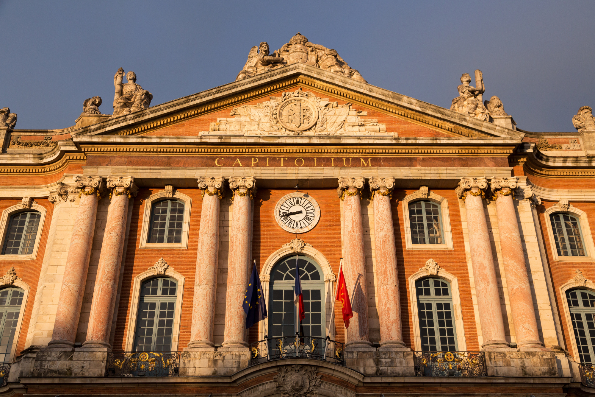 La façade du Capitole à Toulouse